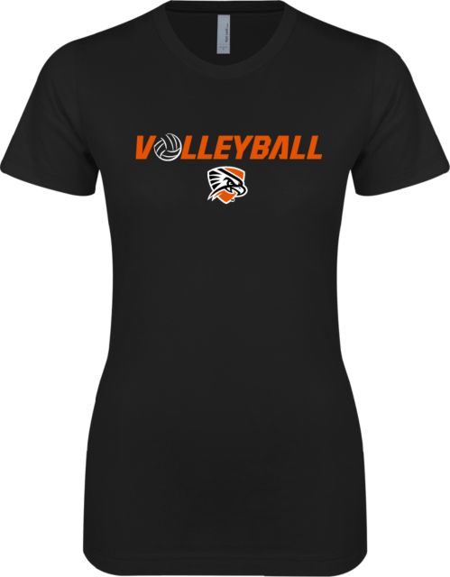 UT Permian Basin Next Level Ladies SoftStyle Junior Fitted Tee Volleyball Flat w/ Ball - ONLINE ONLY