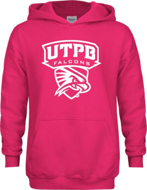 UT Permian Basin Youth Fleece Hood Official Logo - ONLINE ONLY