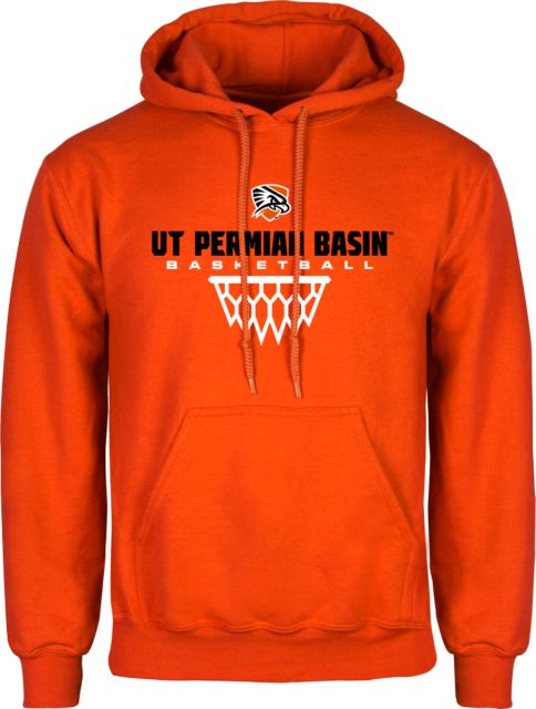 UT Permian Basin Fleece Hoodie UT Permian Basin Basketball w/Net Icon - ONLINE ONLY